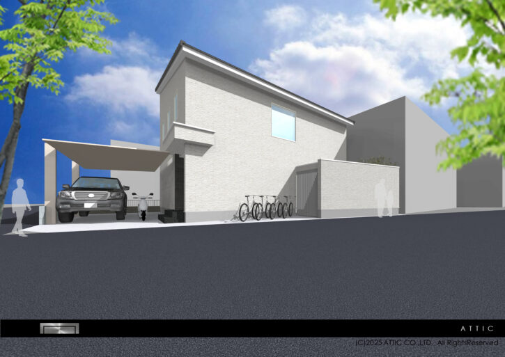 シンプルなパース