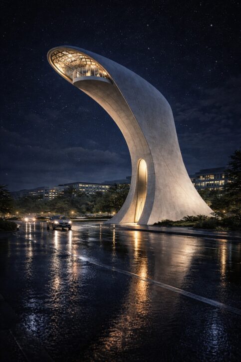 AIの夜景パース