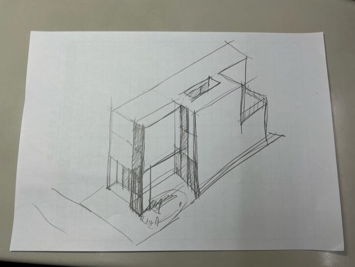 アイソメスケッチ